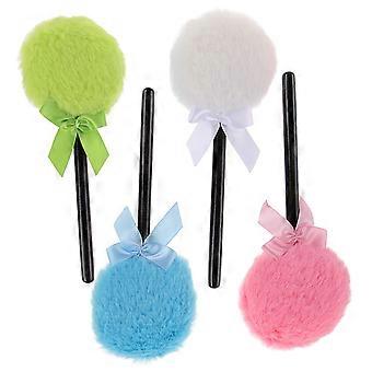 Plush Powder Puff for Body Powder with Bow-Knot Design 20Pcs Set