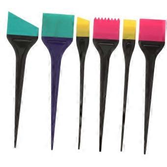 Hair Dye Brush Set 6pcs Professional Hair Color Applicator Brushes with Durable Synthetic Bristles