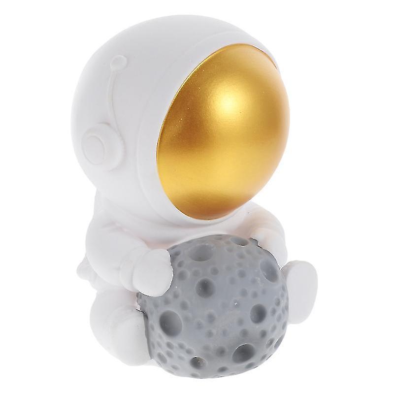 14.5X13x10cm Golden Piggy Banks & Money Jars Astronaut Piggy Bank Creative Coin Bank Coin Container
