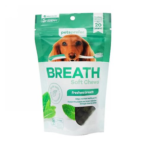 Petsprefer Breath Soft Chews for Dogs, 30 Soft Chews