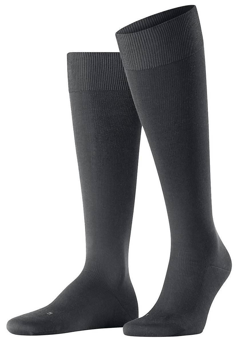 Falke Energizing Cotton Knee High Socks - Anthracite Grey