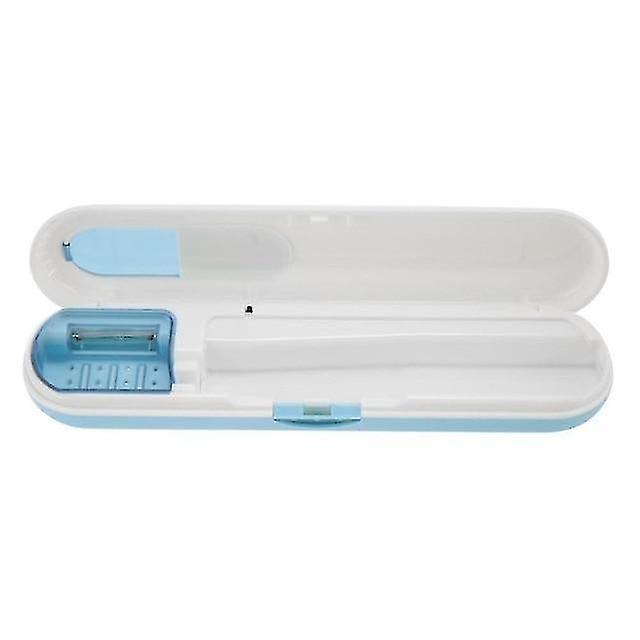 Blue Portable Antibacteria Uv Light Toothbrush Sterilizer Box Toothbrush Sanitizer