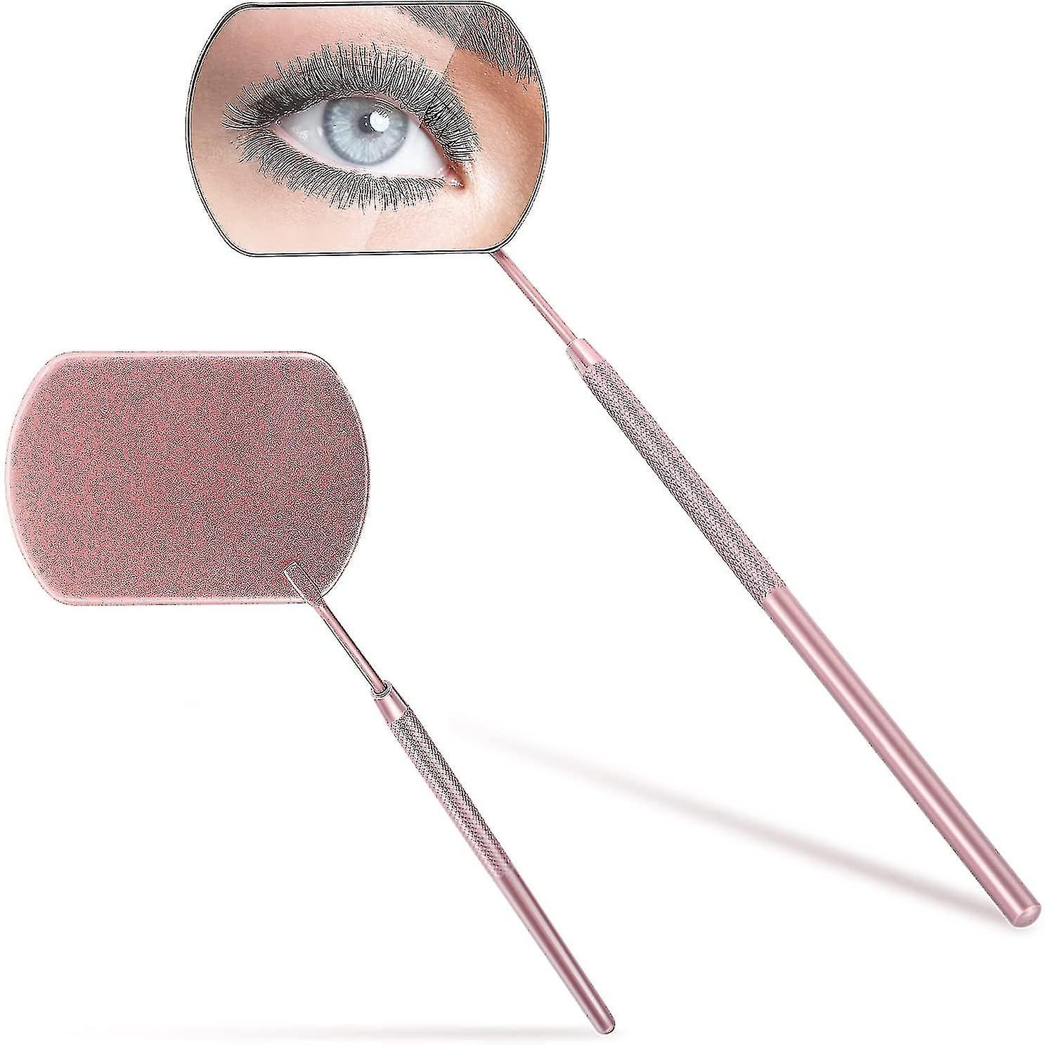 Square Lash Mirror Potable Eyelash Extensions Applicator Supplies 1 Piece Stainless Multi functional