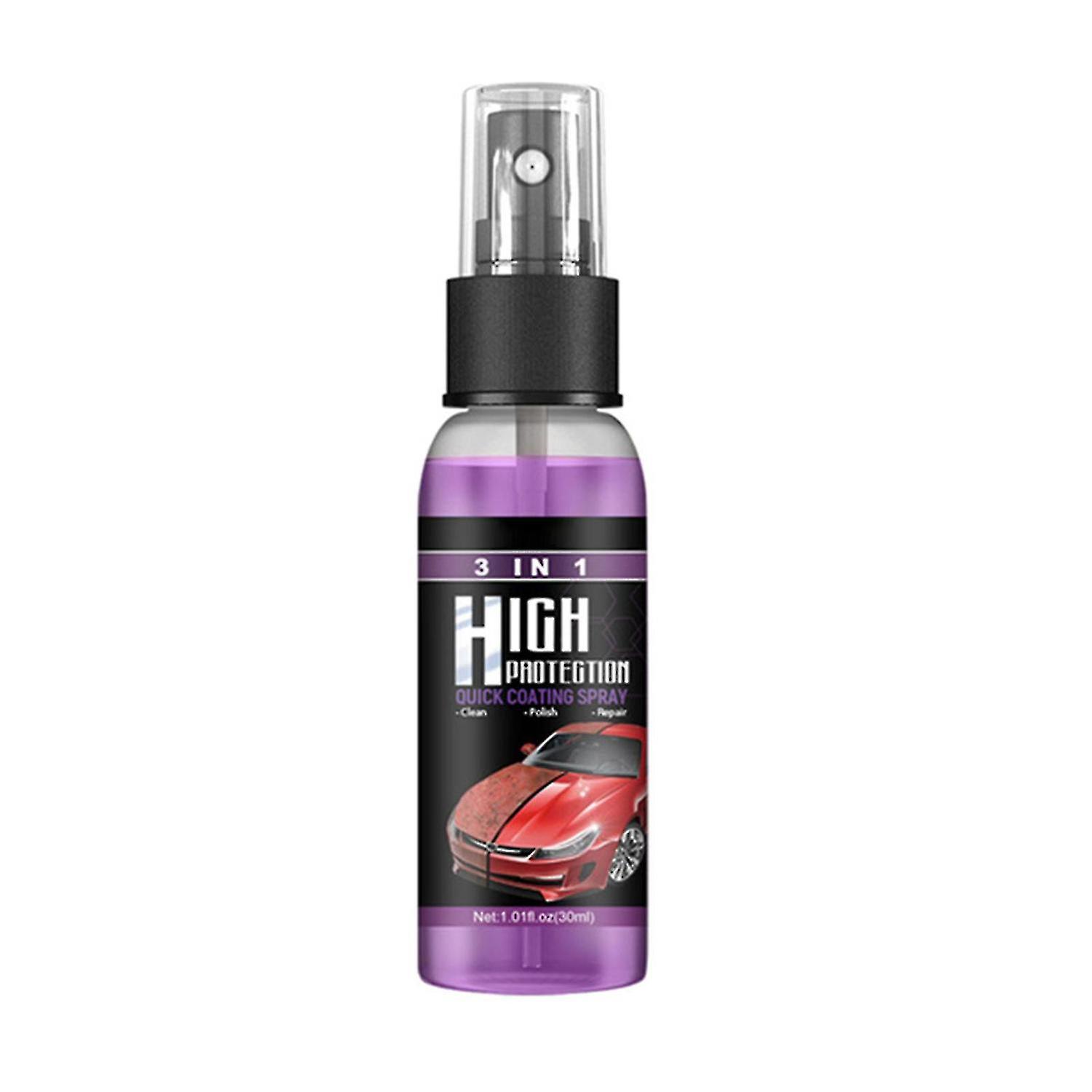 3 In 1 High Protection Quick Car Coating Spray Fast Polishing Waxing Agent