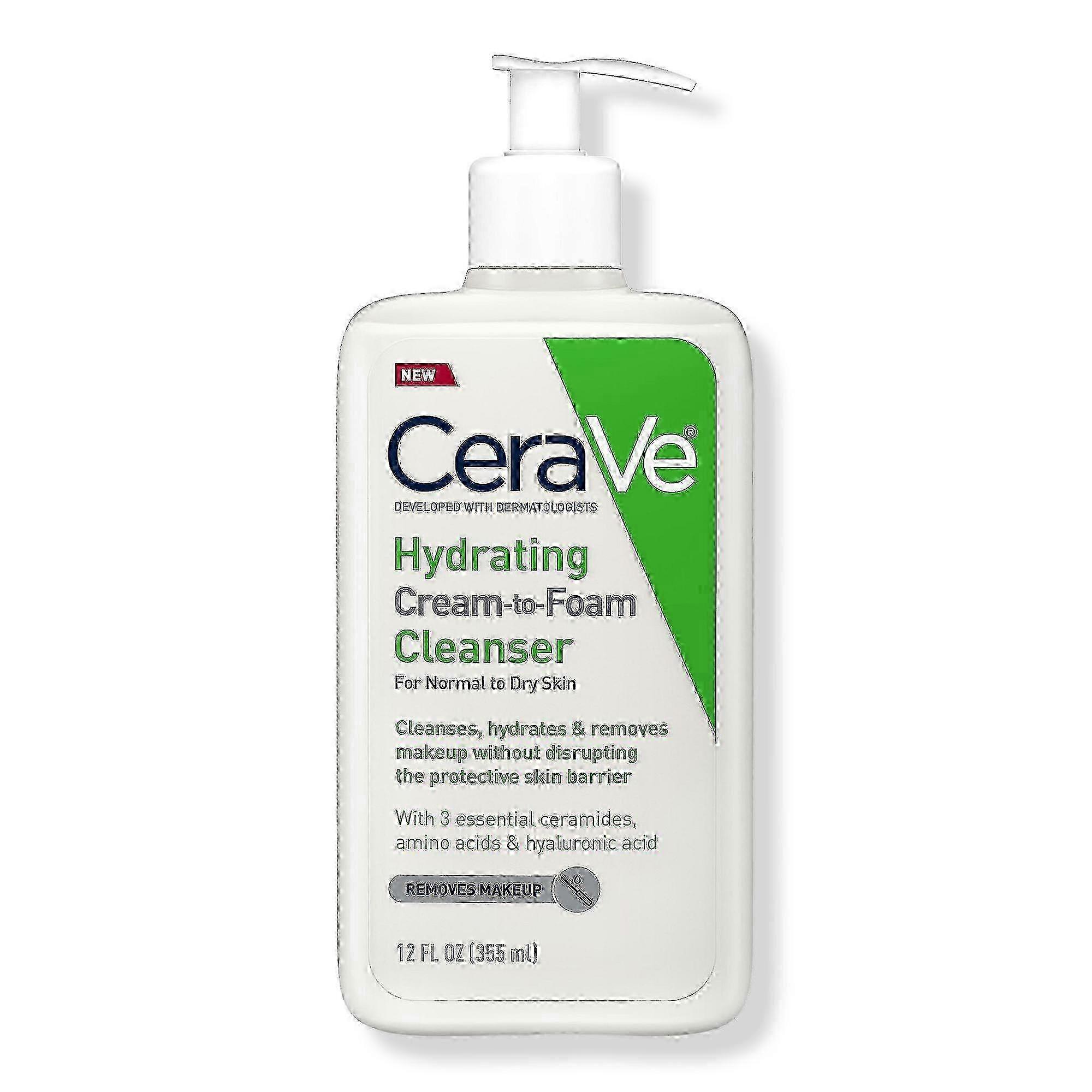 Cerave 保湿泡沫洁面乳,12.0 盎司