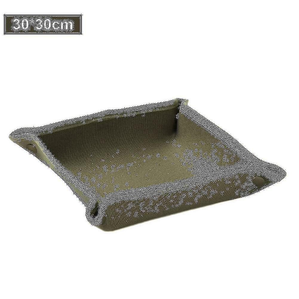 Camping Tools Tray Tableware EDC Folding Cloth Tray EDC Outdoor Multi-function Waterproof Canvas Sundries Storage Box Tray