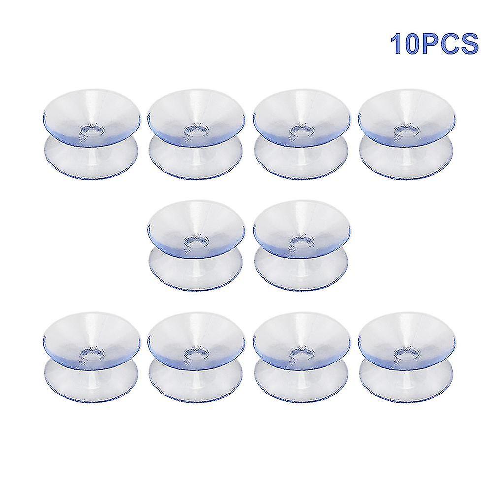 10pcs Multifunctional Spacers Suction Cups Double Sided Non-slip Glass Tabletop