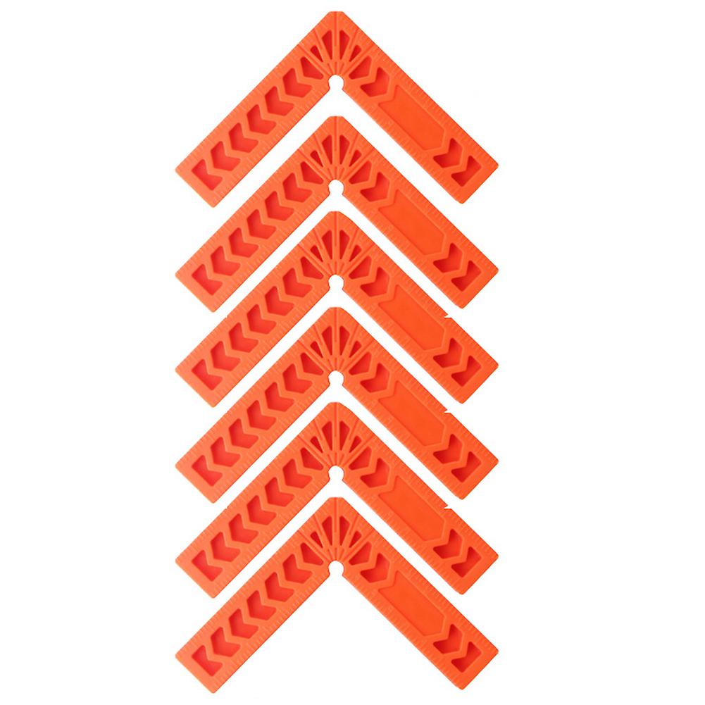 6 Pcs 90-degree Auxiliary Locator Angle Rulers Holder 4'' Angle Corner Mold For Making Frams Workpiece Woodworking Tools