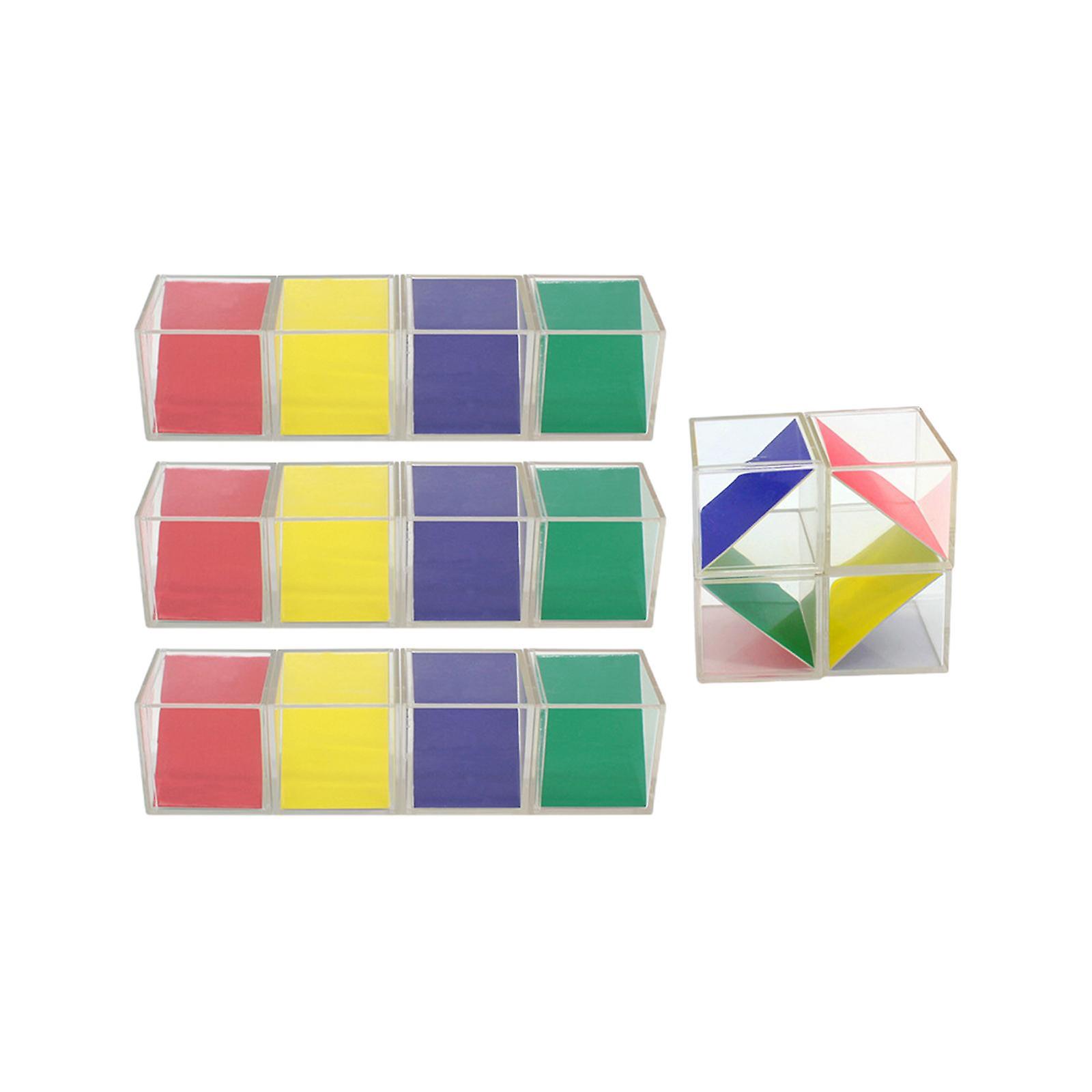 16 Pieces dimensional Twist Puzzle Brain Teasers Toy for Games Party Favor