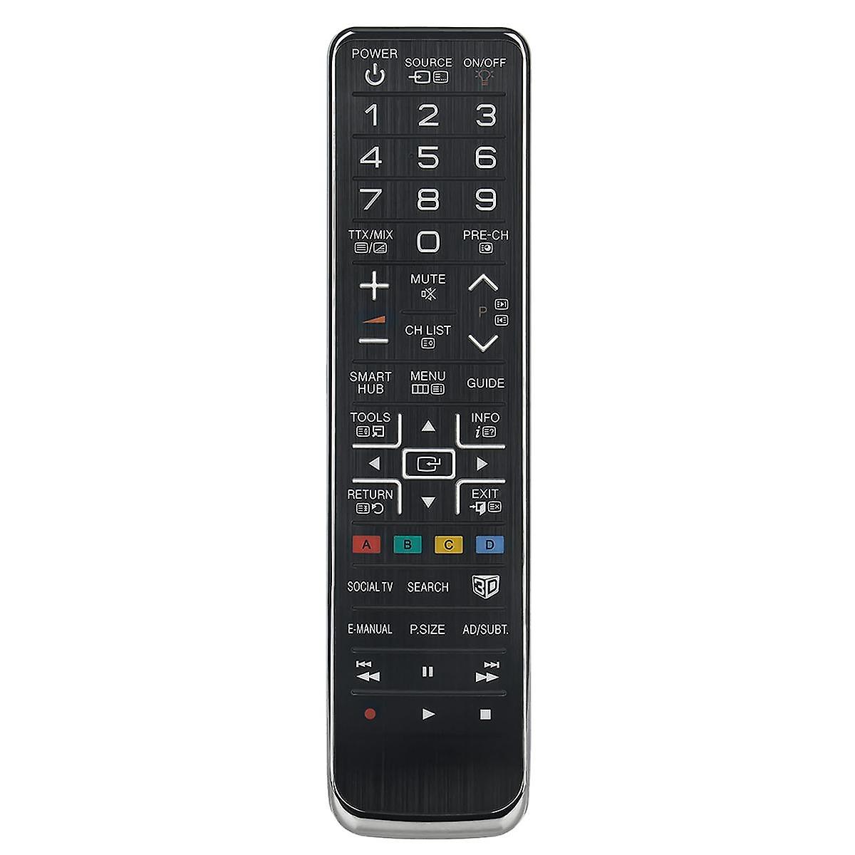AA59-00543A Replace Remote Control for LED LCD Plasma 3D TV UE40D8000YU PS51D8000FU UE55D7000LU UE5