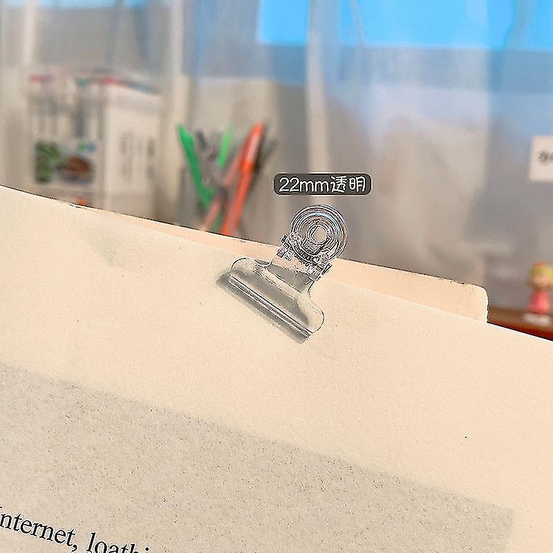 Creative Plastic Transparent Clip Multifunctional Cute Dovetail Clip Color Fixed File Snack Seal Cli