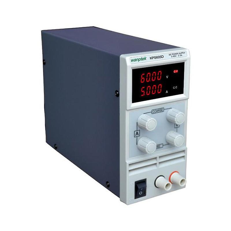 Kps605df 0-60v/0-5a 110v-230v 0.1v/0.001a Eu Led Digital Adjustable Switch Dc Power Supply Kps-605df Ma Display