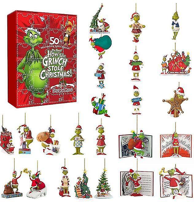 24pcs Green Monster Countdown Blind Box