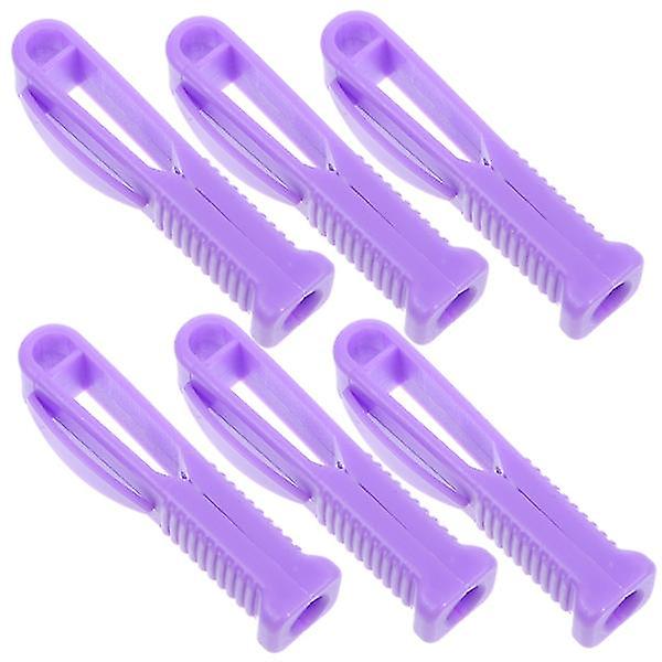 6pcsプラスチックアンプルオープナーグルーブデザインバイアルブレーカープロフェッショナルミニボトルオープナー