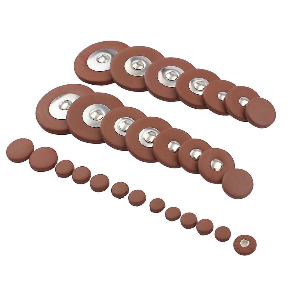 28pcs Sax Leather Pads Replacement for Soprano Saxophone