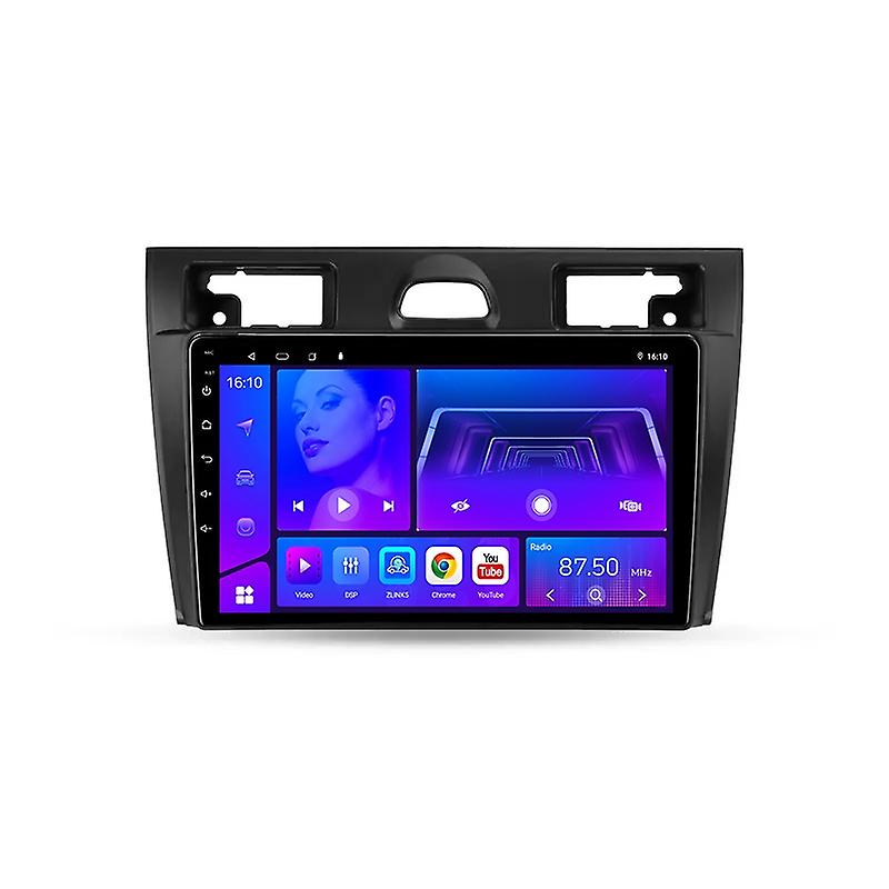 For Ford Fiesta Mk VI 5 Mk5 2002 -2008 Android CarPlay Car Radio Multimedia Video Player DSP IPS GPS