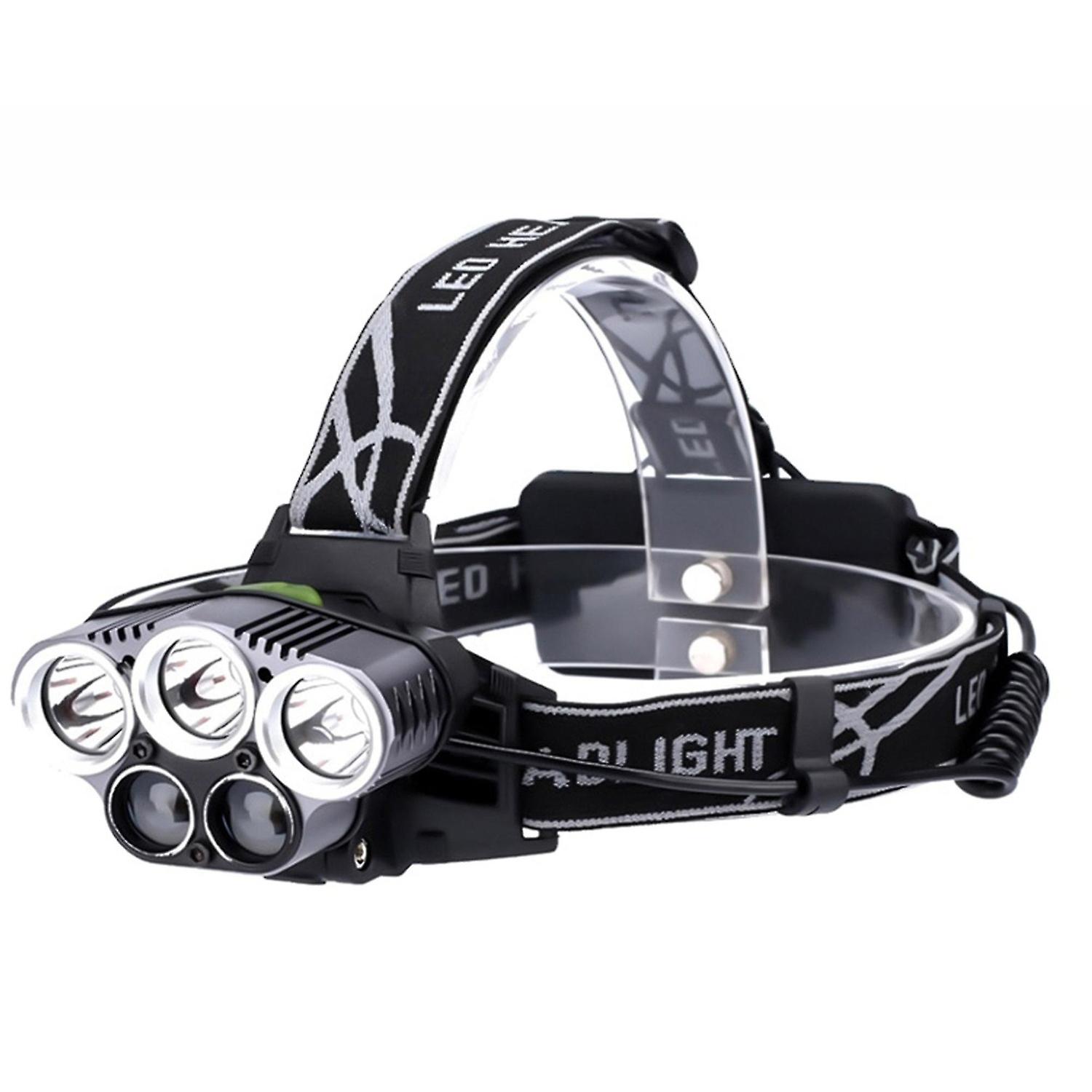 T6 Xpe strong beam headlamp rechargeable super bright 6 modes headlamp suitable for outdoor use