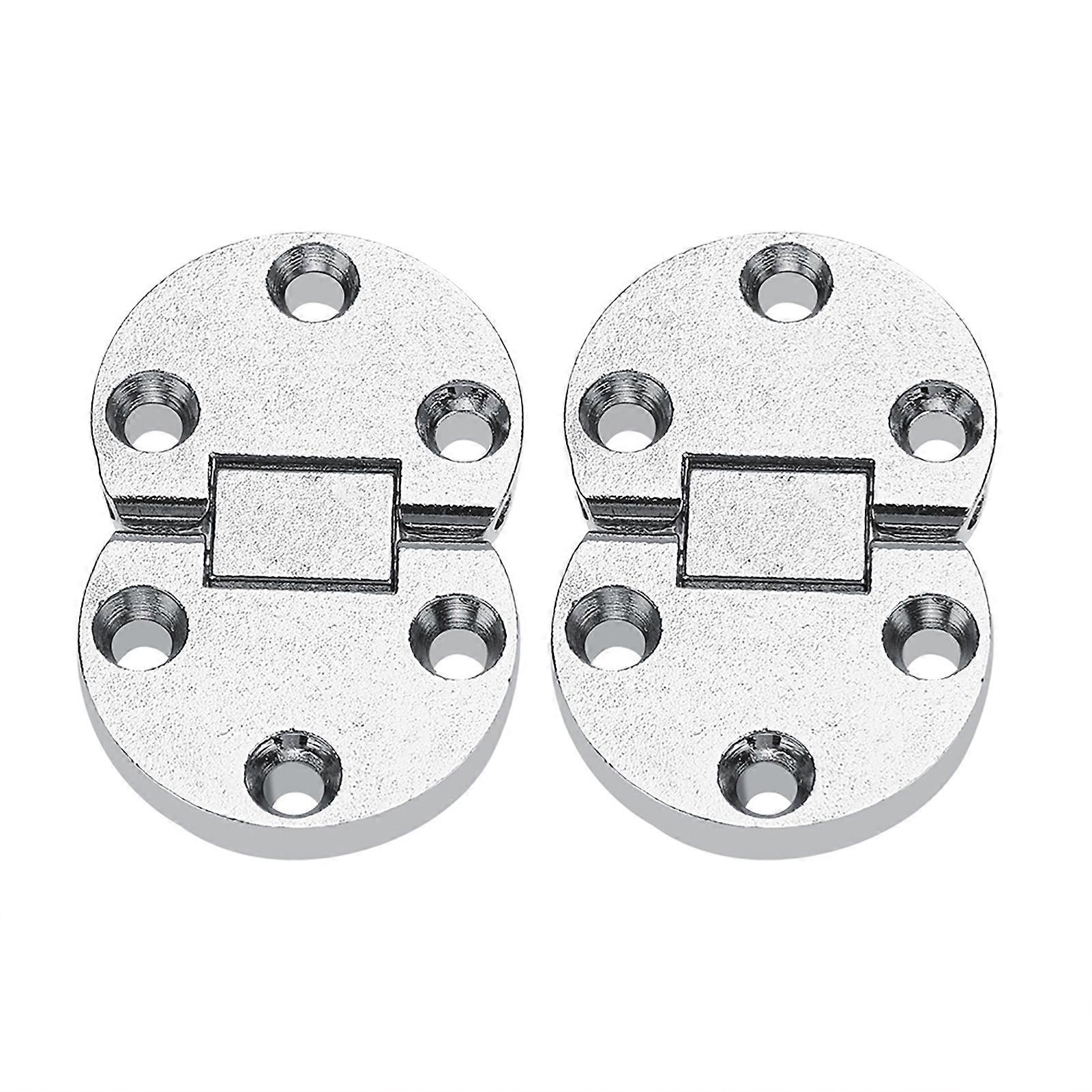 2Pcs Zinc Alloy Self Supporting Table Hardware Home Flap Tables Furniture Oval Hardware