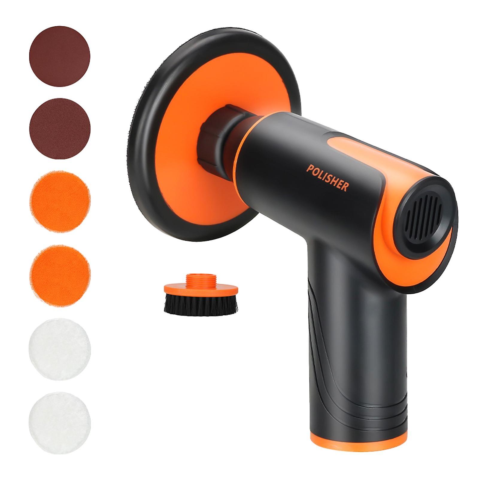 Car Polishing Waxer Machine Kit 2 Variable Speed Ergonomic Portable Battery Powered for Waxing Polishing Multipurpose