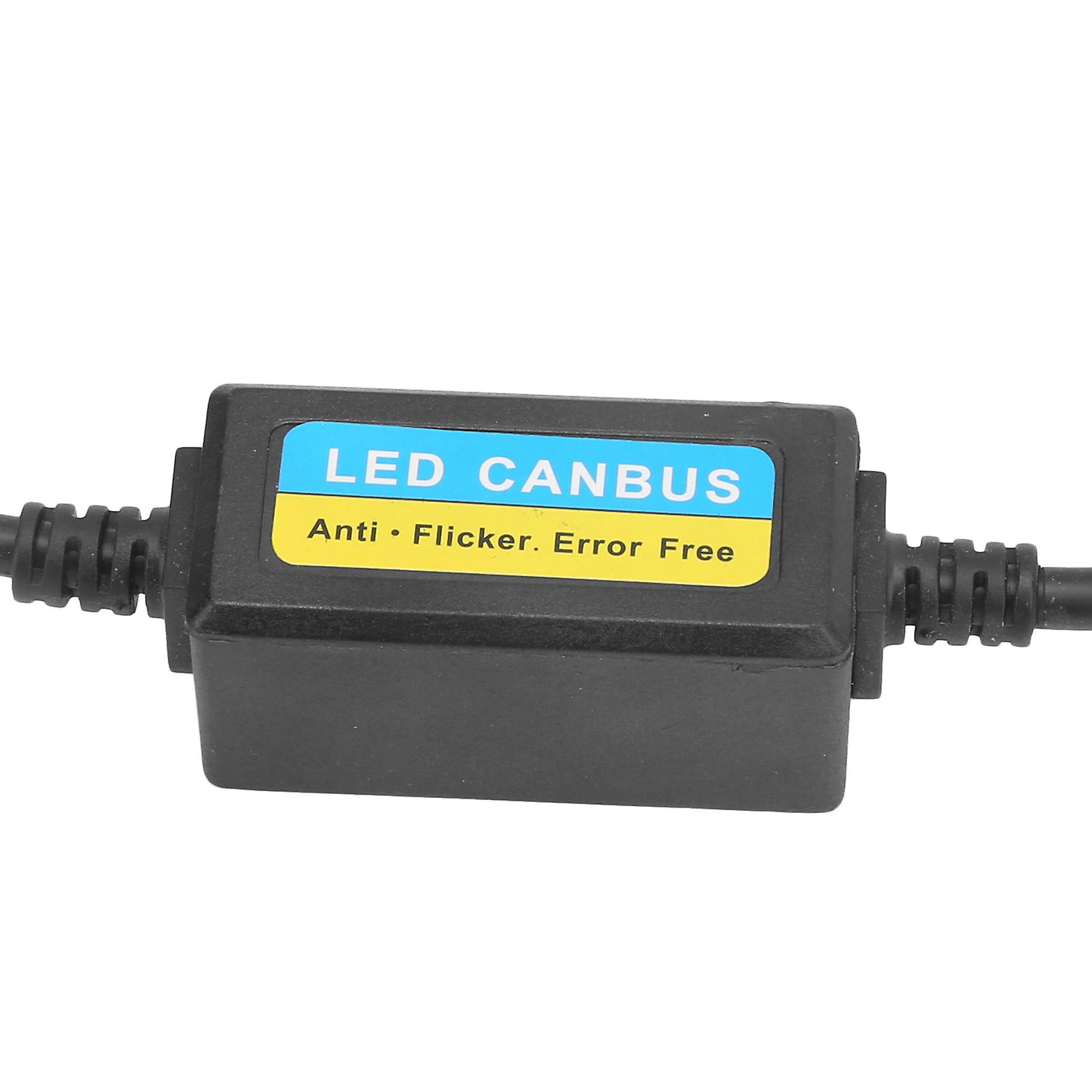 2pcs 1156 LED Decoder Lamp Bulb Warning Canbus Error Free Canceller 12V for Car