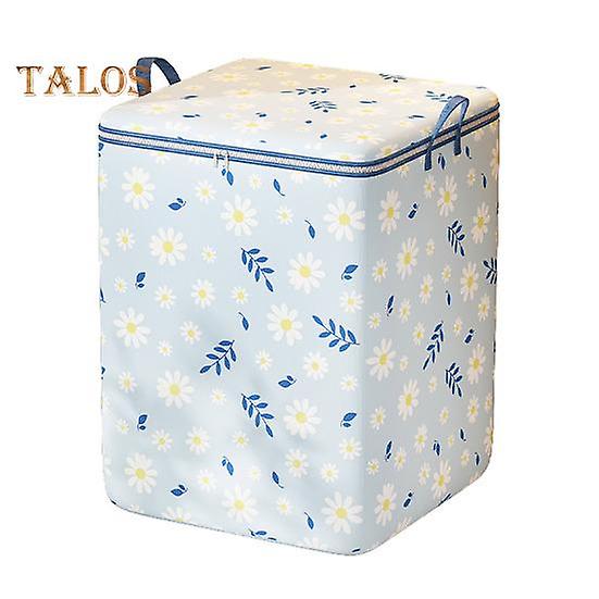 Quilt Storage Bag Clothes Toys Organizer with Handle Zipper Closure Waterproof Large Capacity Reusable Quilt Clothes Container