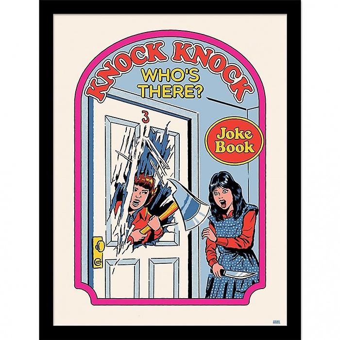Steven Rhodes Knock Knock Who's There Framed Poster