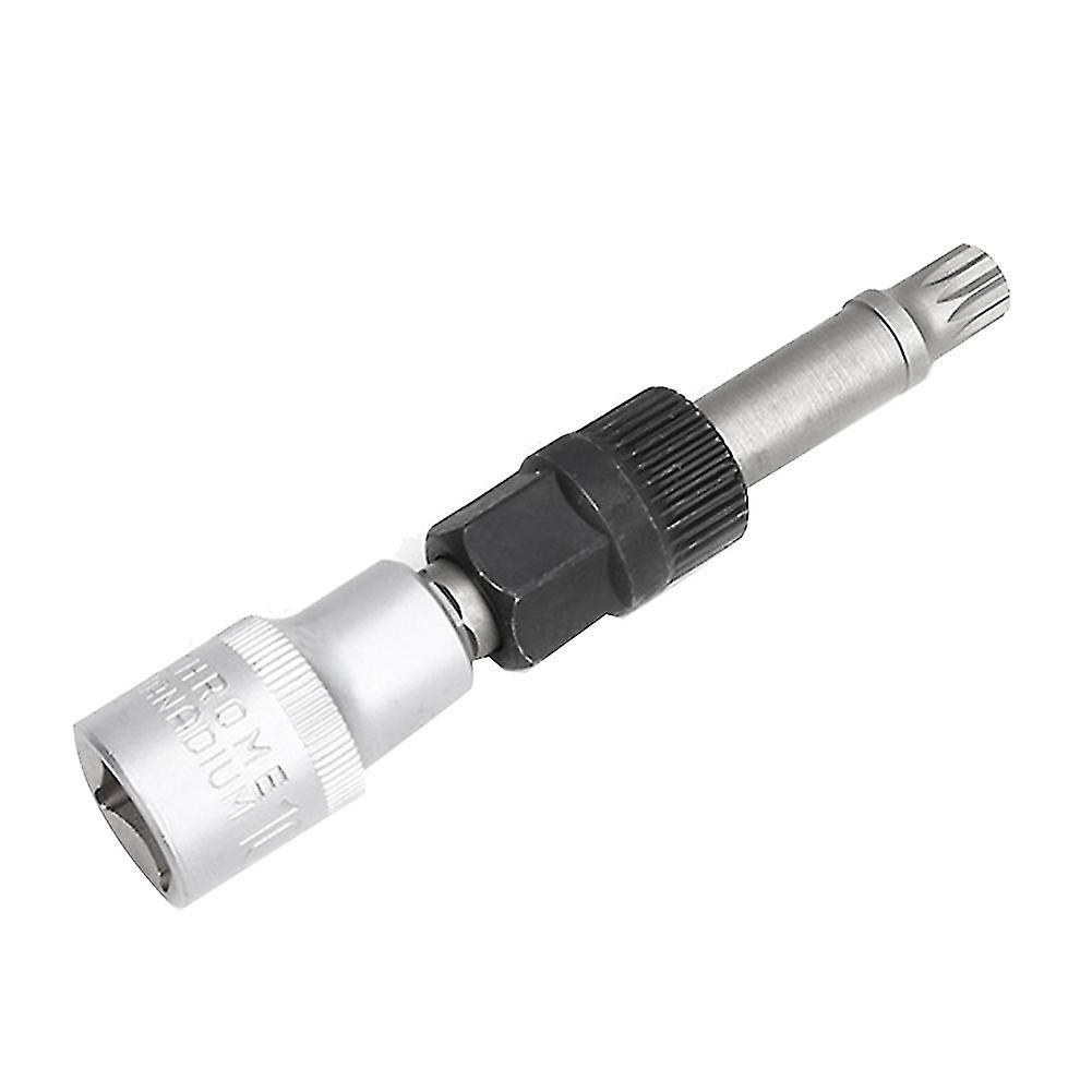 M10 Alternator Pulley Socket Drill Bit With 33 Teeth Tool Alternator Pulley - Remover Socket Wrench