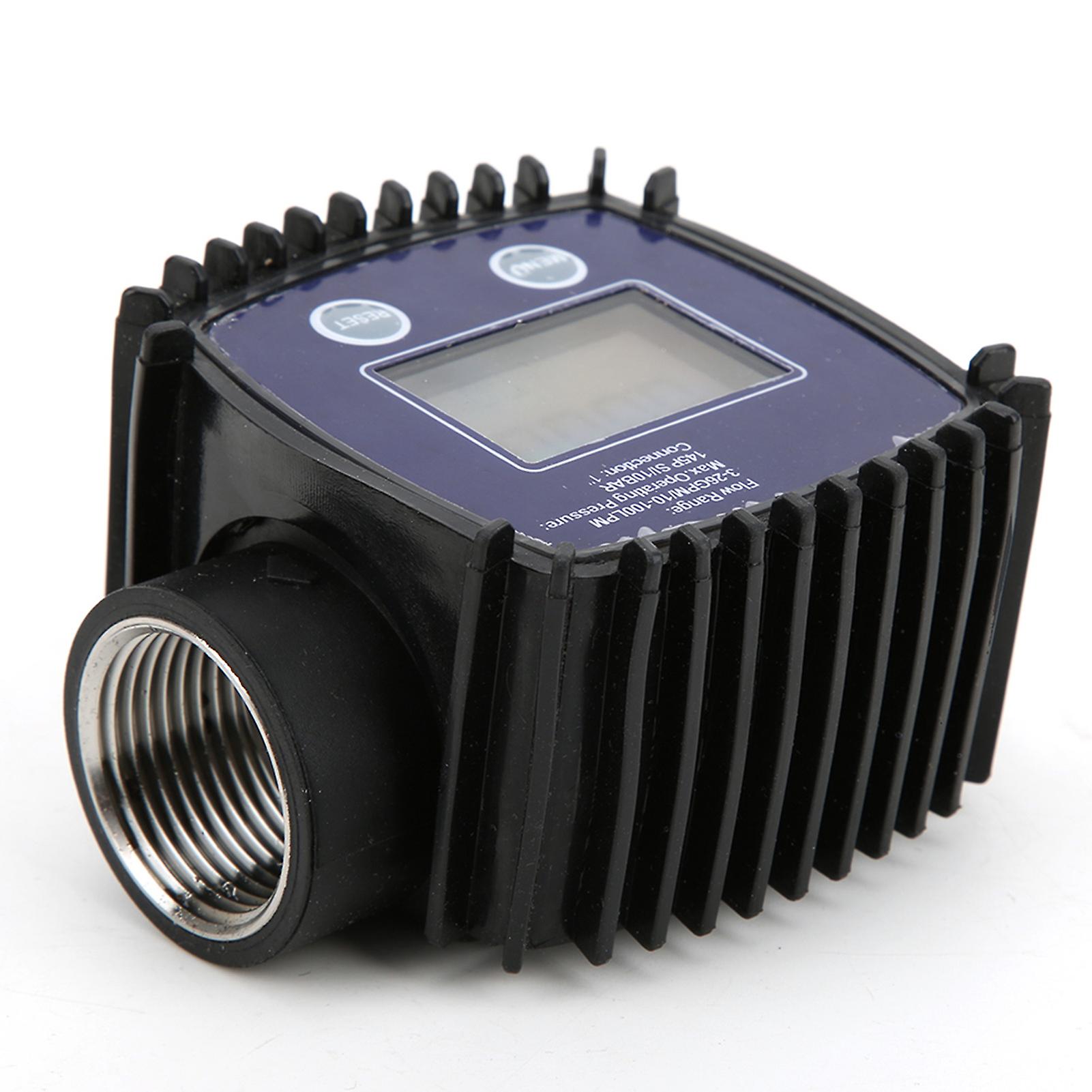 K25 1in Female Thread Digital Flowmeter 10-100L/MIN Water Sensor