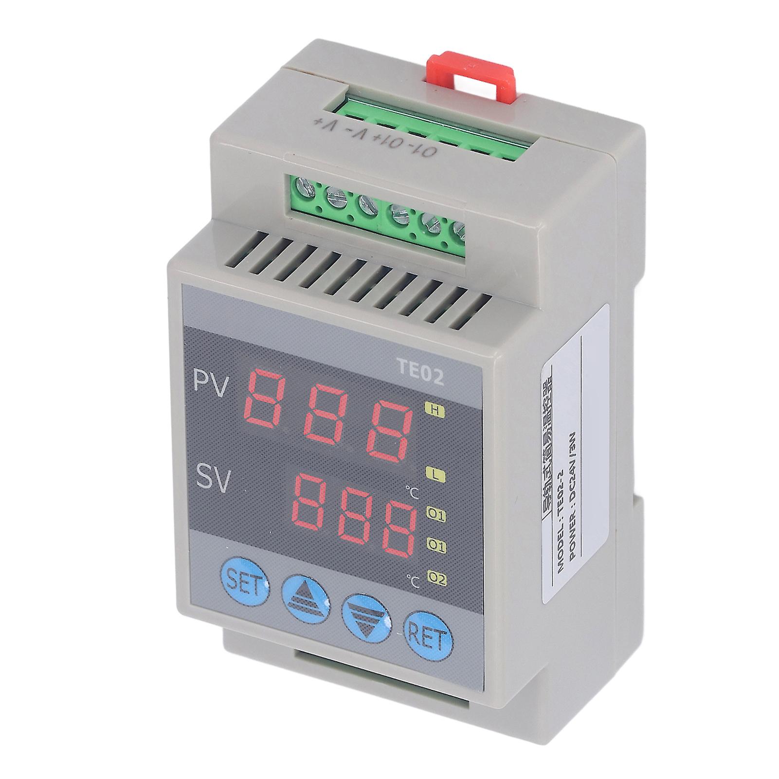Temperature Controller Digital Temp Control Switch ‑50~120℃ 24V DC for Heating Cooling 