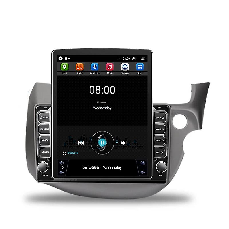 for Honda Fit JAZZ 2007 - 2013 Android GPS Navigation IPS DSP Stereo For Tesla Style 9.7 Inch