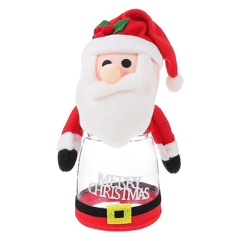 1pcs Cartoon Santa Candy Jar