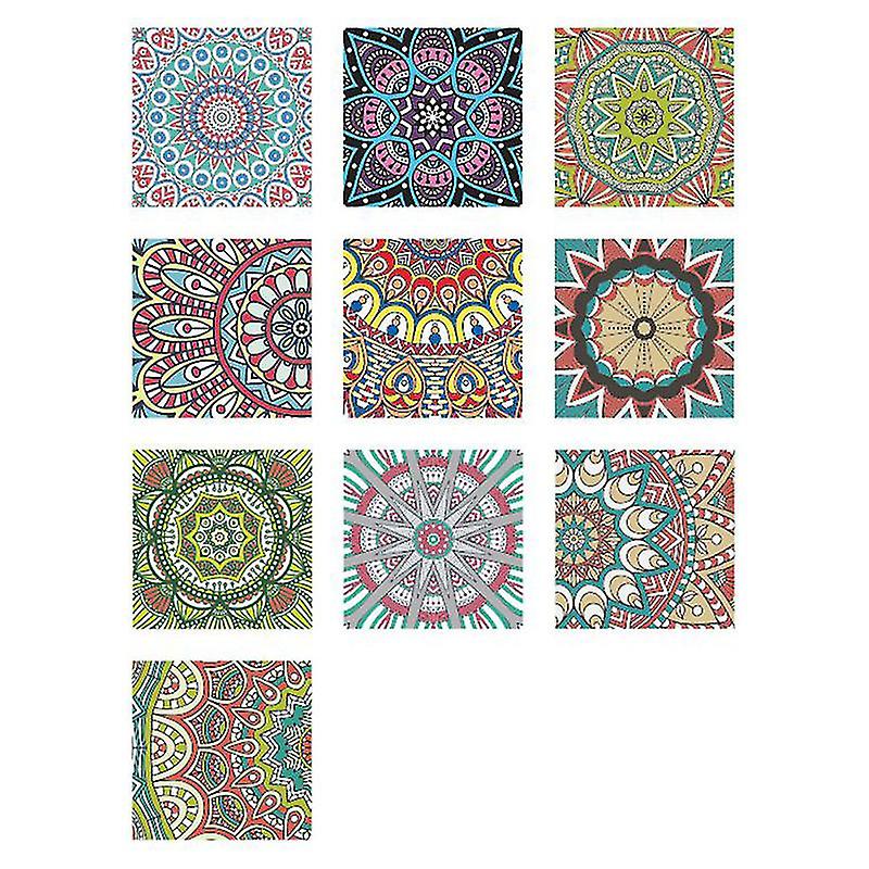 10pcs Style arabe Carrelage auto-adhésif