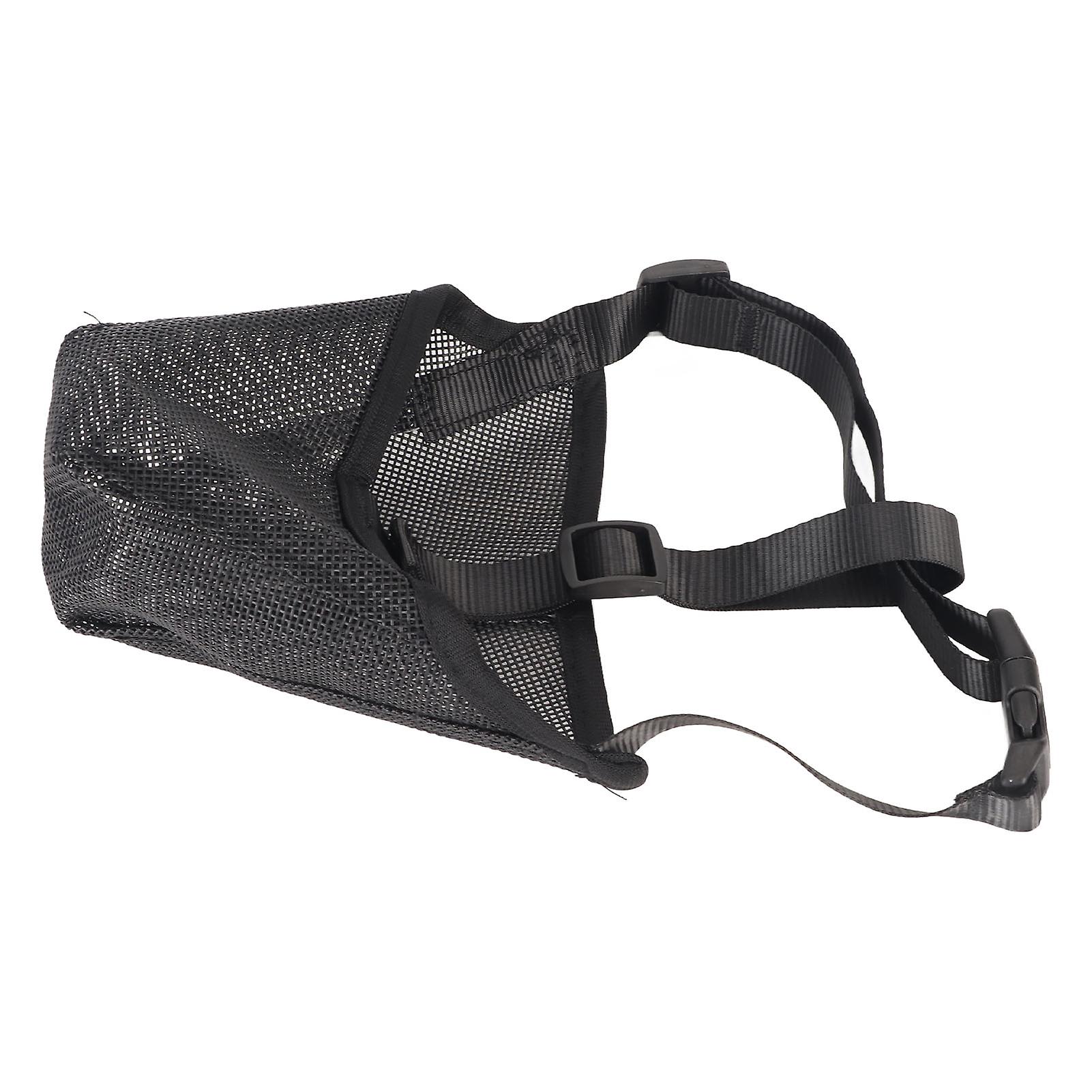 Dog Muzzle XS Adjustable Breathable Mesh for Biting Chewing