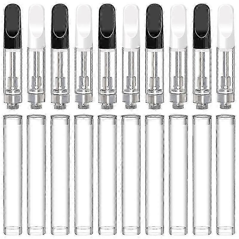 20 Pcs Empty Storage Cartridges For 1.0ml Glass Easy To Fill