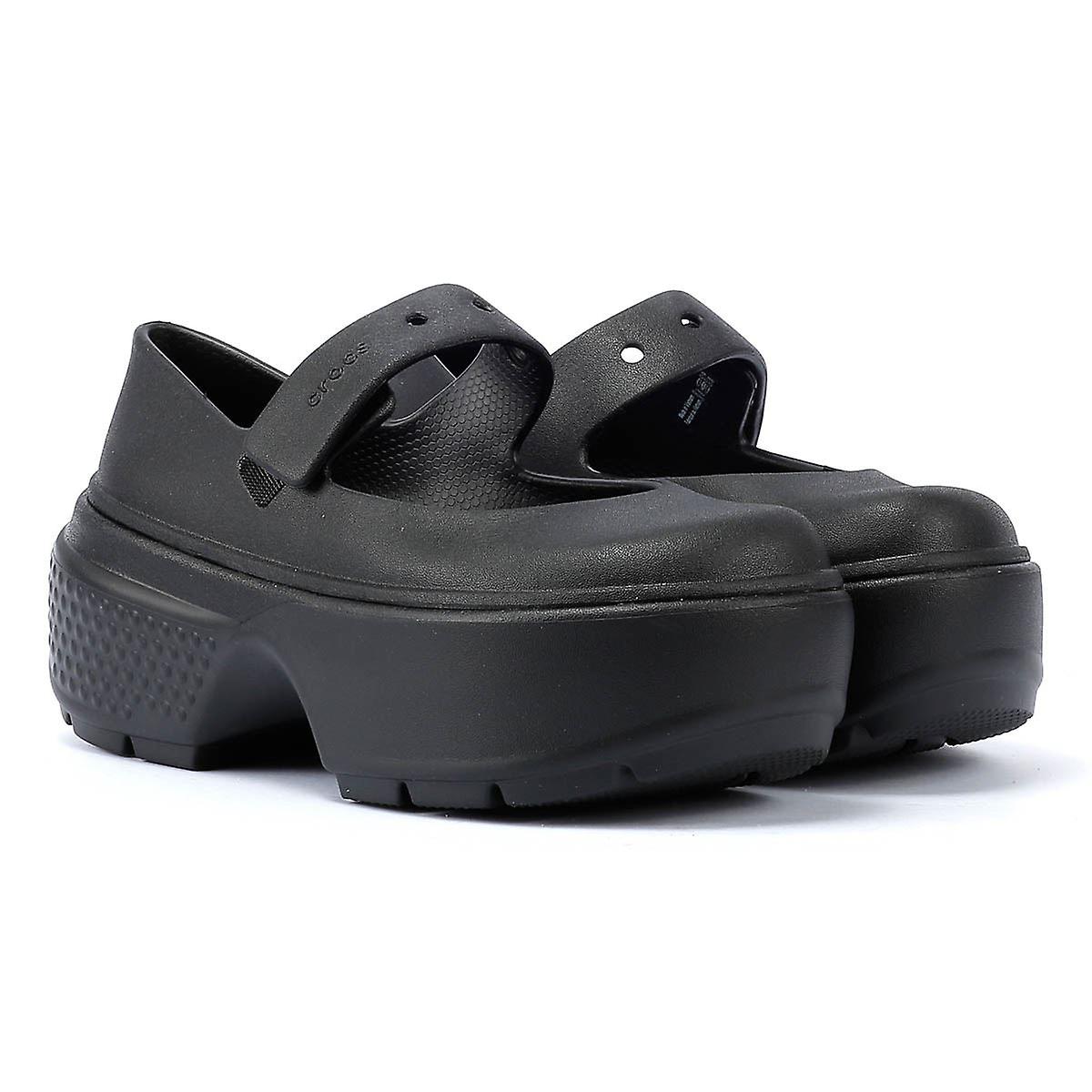 Crocs Stomp Mary Jane Women's Black Shoes
