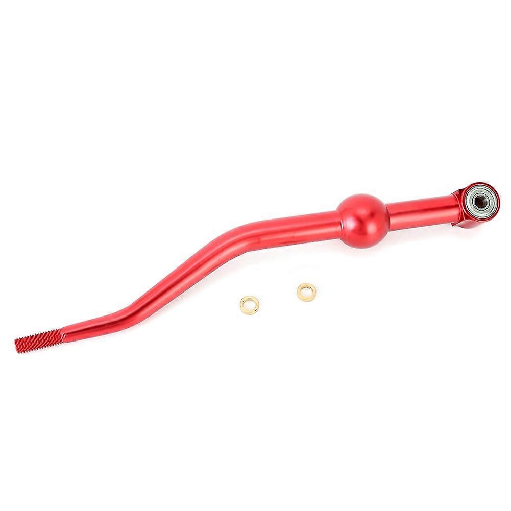 Bent Gear Stick Extension Knob Shifter Lever Extender Fits for 5~Speed MT Manual Car(Red) E2U~03