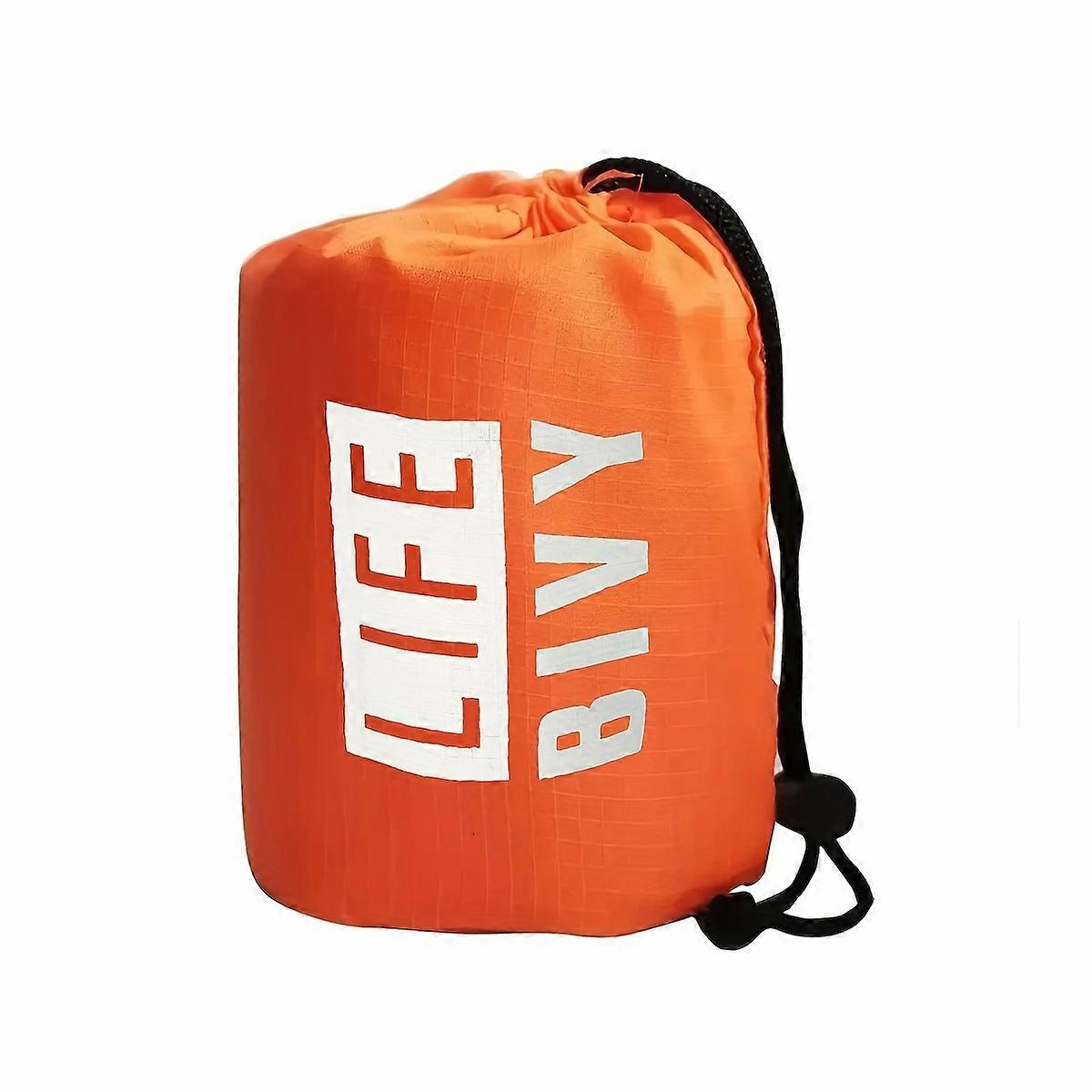 Emergency Sleeping Bag: Reusable Survival Blanket For Outdoor Camping, Hiking & Rescue - Lightweight & Easy To Carry!