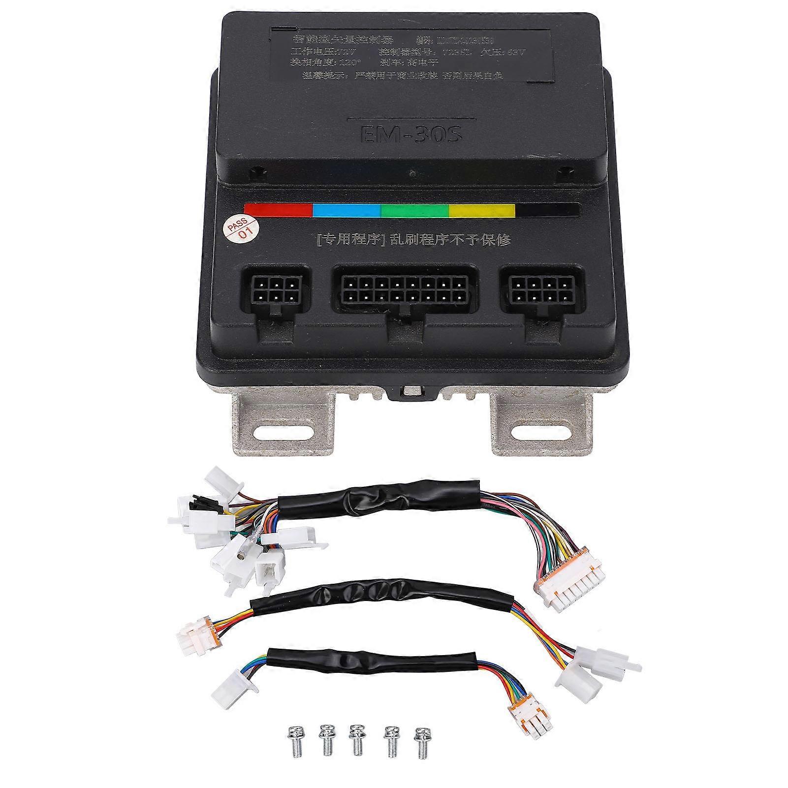 EM30S 7235L ECU Sine Wave Controller 45A 200A 12528W PC Programmable Stable Performance IP67 Waterproof