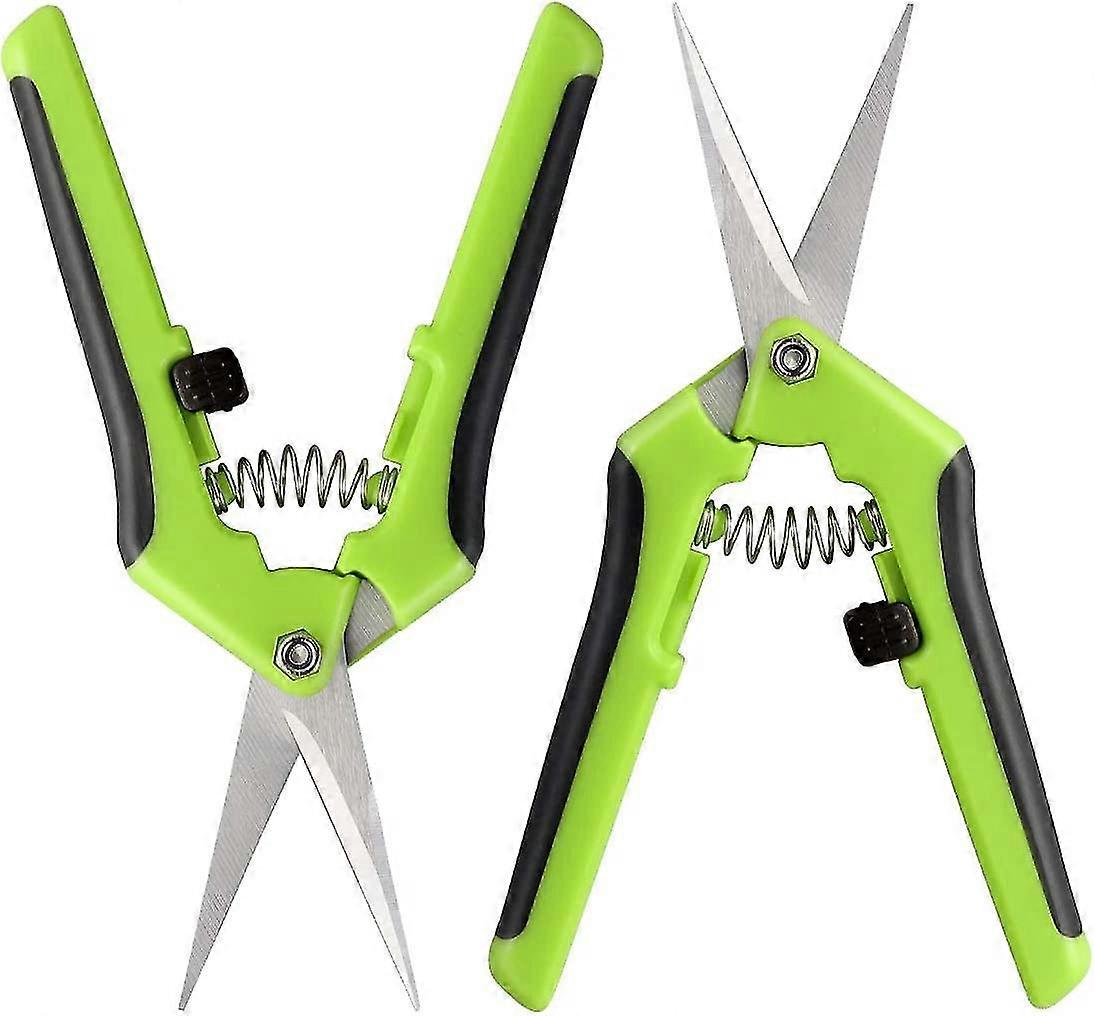 2 Pcs Secateurs Small Pruning Shears Florist Shears Stainless Steel Plastic