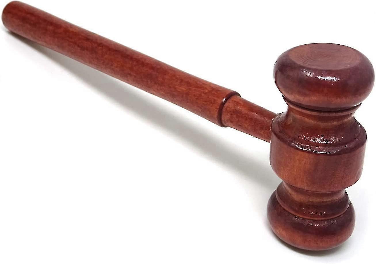 ジャッジガベルコスチュームアクセサリー、ジャッジコスチュームアクセサリー小道具、木製コートガベル