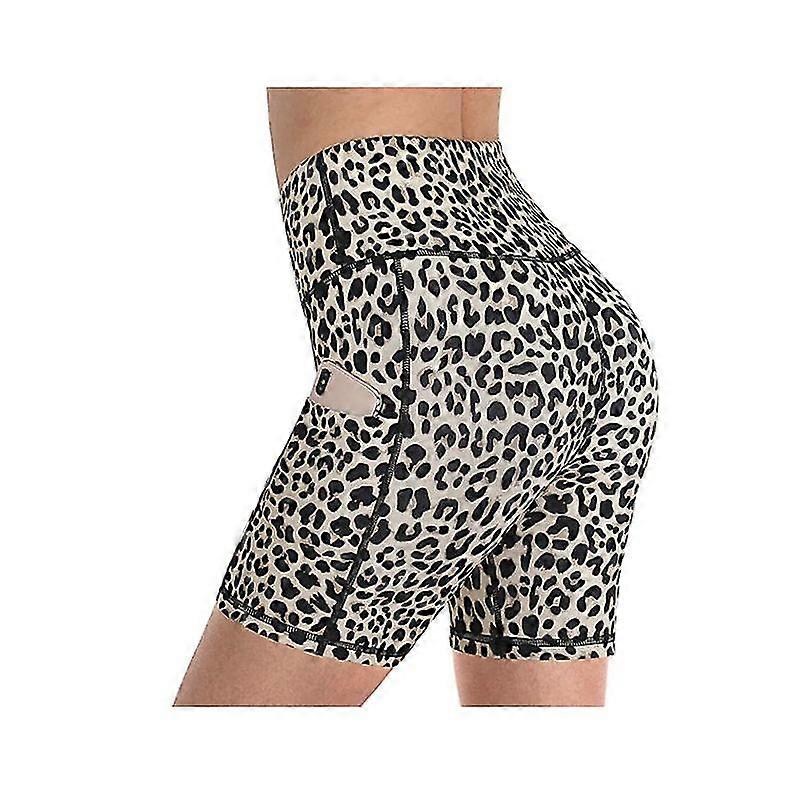 Womens Shorts Cheetah Print Biker Shorts Fabletics Jianghuo