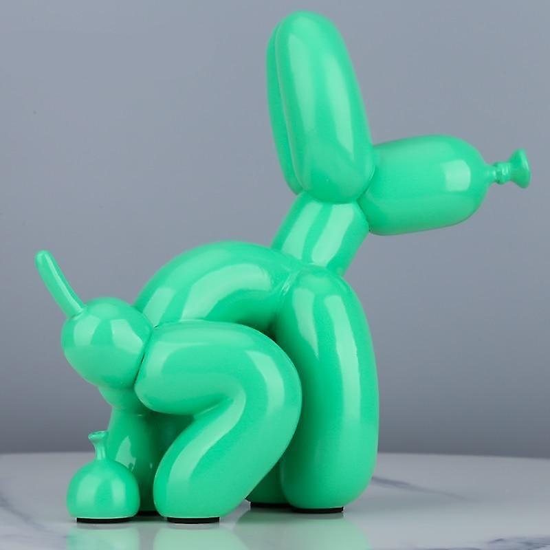 Squat ballon hund statue