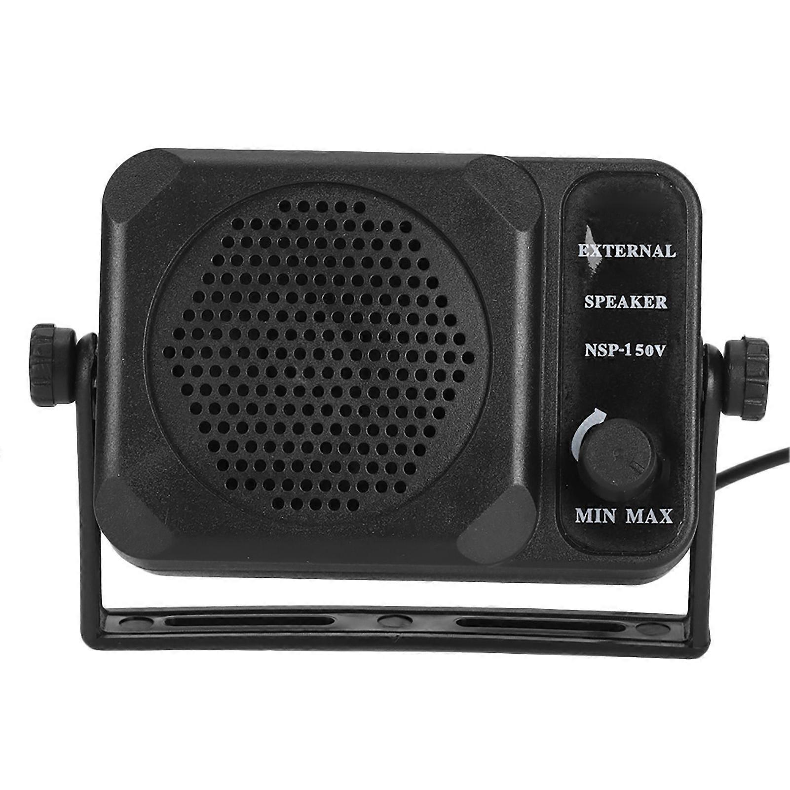 Mini External Speaker NSP150V 2Way Radio CB HF VHF UHF Transceiver Car Accessory