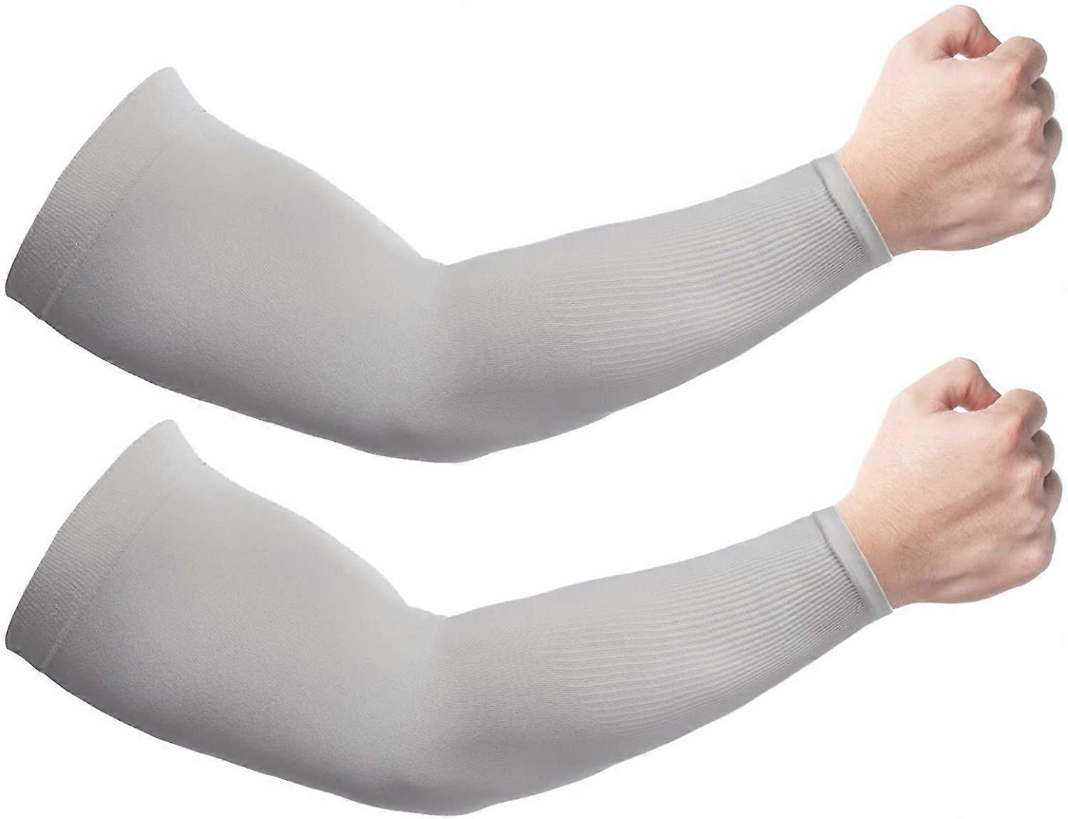 2ペアのサンUVプロテクションクーリングアームスリーブは男性と女性、UPF50-1834と互換性があります