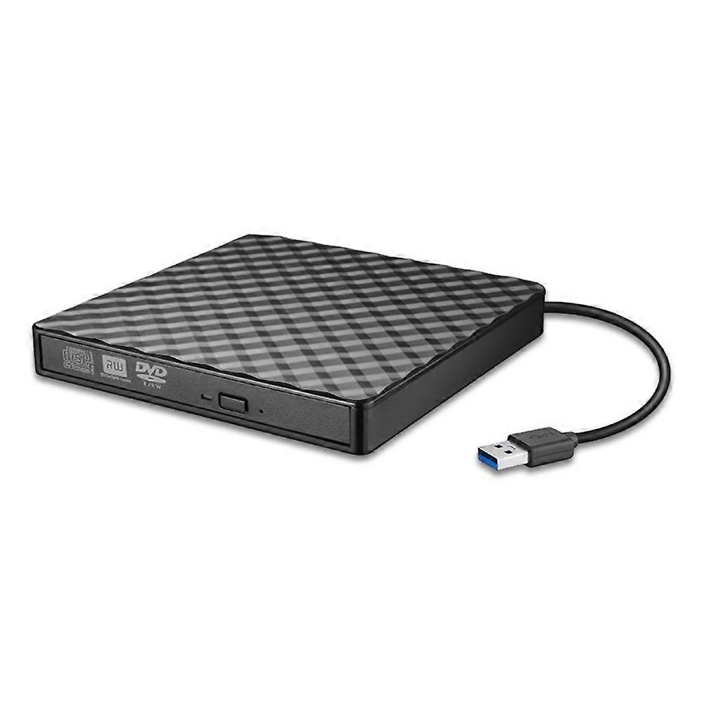 External Dvd Drive Burner Usb 3.0 With Type-C Portable Plug & Play /Low Noise, Slim Superdrive For Laptop, Desktop