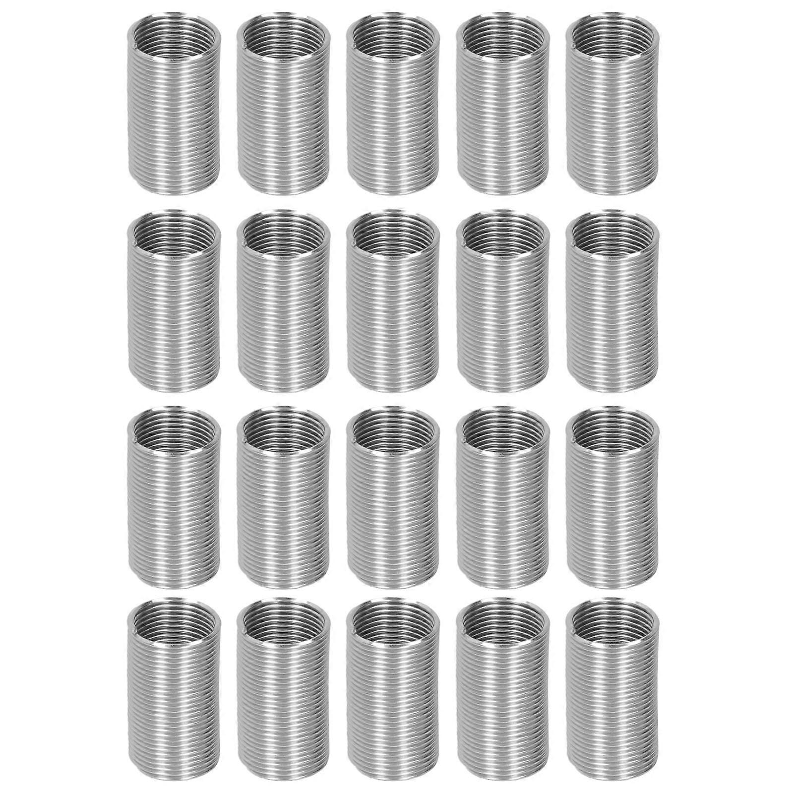 20Pcs Thread Repair M14 x 1.25 Spiral Circle Insert Reducer Nut Threaded Expand Socket Set3D YEMAA