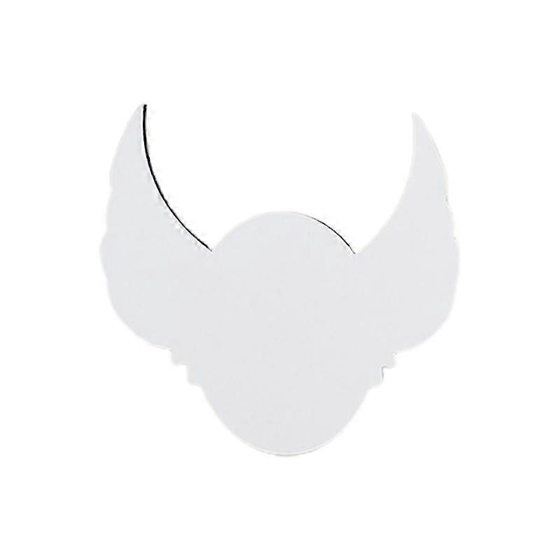 Blank White Badge Pin Diy Id Name Badge Thermal Transfer Name Tag Back Badge