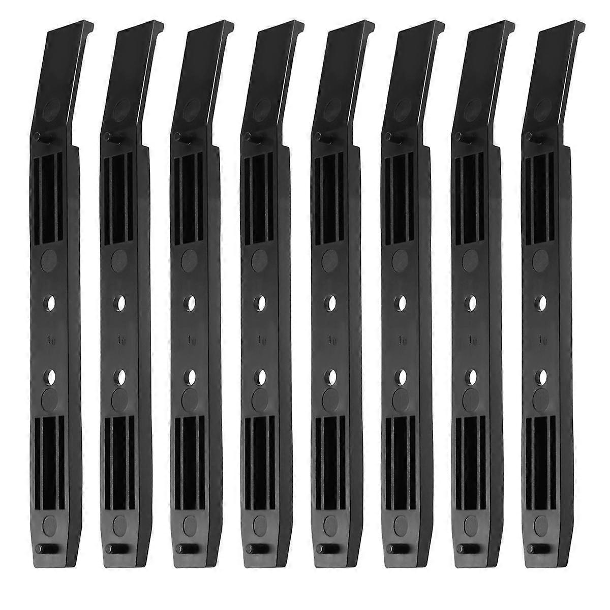 4 par harddiskskinner kabinett bur tilbehør stasjonsbrønn skyve plastskinner for 3,5 til 5,25 harddiskskuff