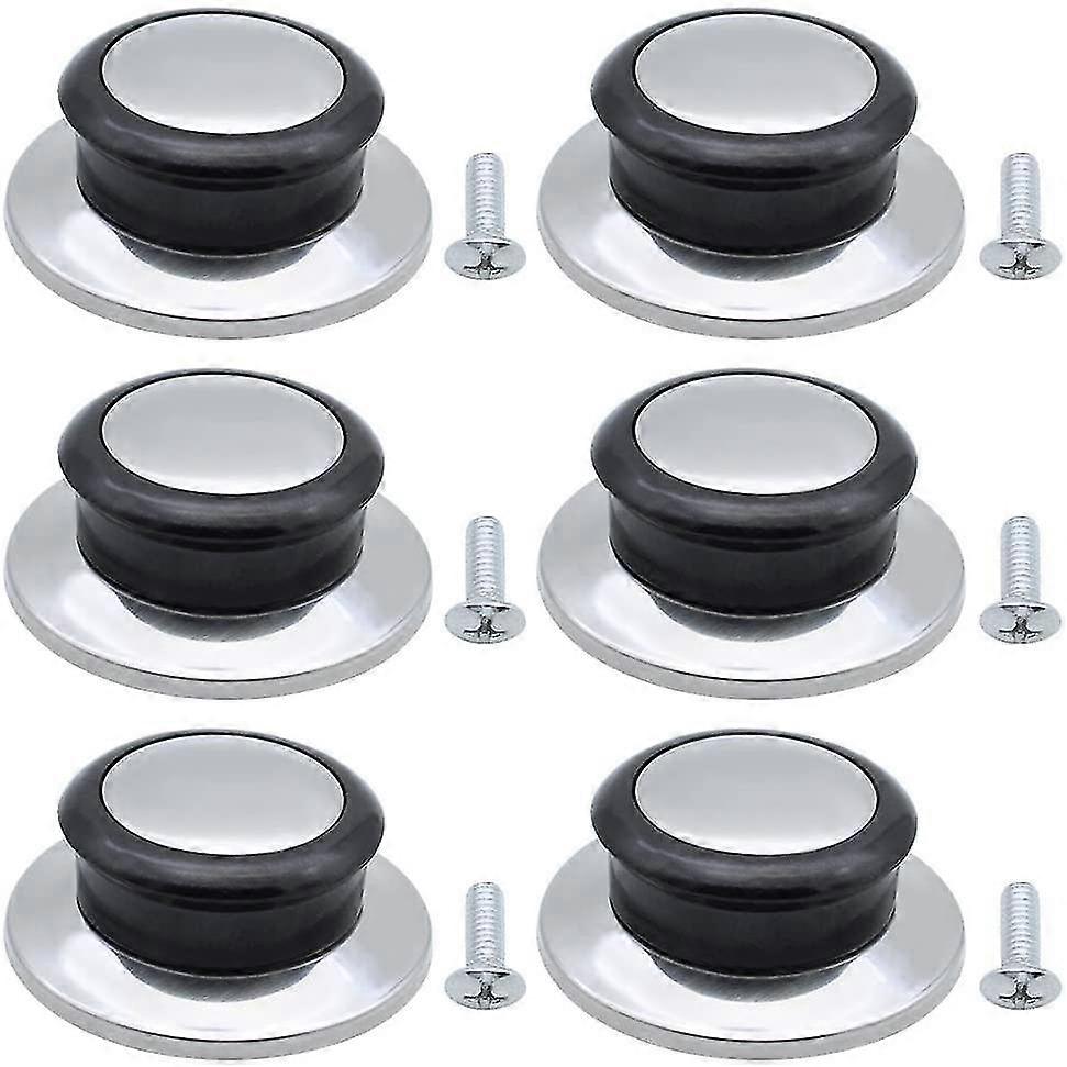 Universal Pot Lid Cover Replacement, Anti-heat Silicone Handle Knob