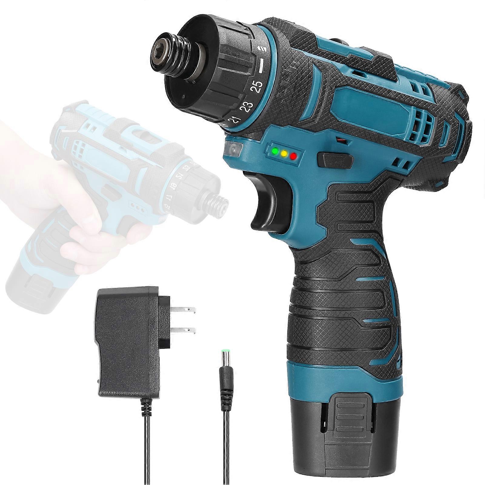 12 V Lithium Screwdriver Torque Adjustable 2 Speed Control Modes Multifunctional Repairing Tool Kit Brush Motor Electric Screw Driver for Mobilephones